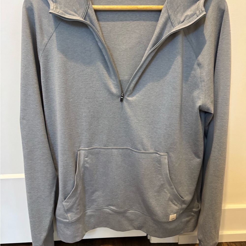 Vuori Men's Light Gray Hoodie - Picture 9 of 11